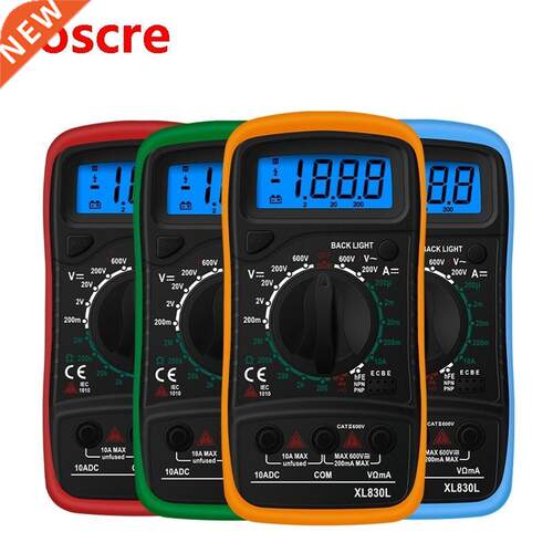 Hot Portable Digital Multimeter AC/DC Ammeter Voltmeter with