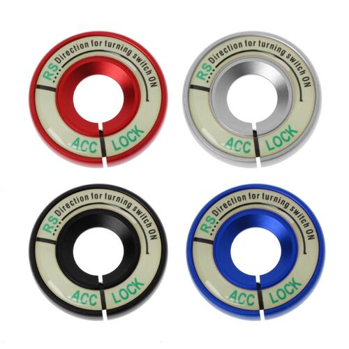 Car styling Luminous Ignition Decoration Ring Key Switch Cov