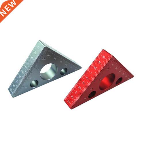 Inch Scale Aluminum Alloy Right Angle Ruler Woodworking Tool