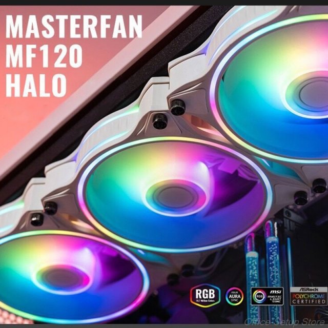 Cooler Master MasterFan MF120 HALO Dual Ring Addressable RGB