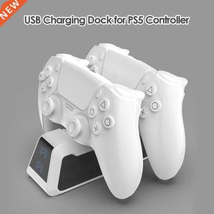 Fast Dual Charger Stand Controller Desktop Power Station for