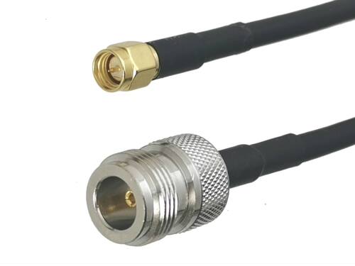 1Pcs RG58 N Female Jack to SMA Male Plug Connector RF Coaxia