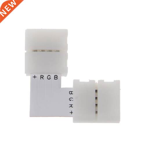 4 Pin LED Connector L Shape Corner Quick Splitter Right Angl