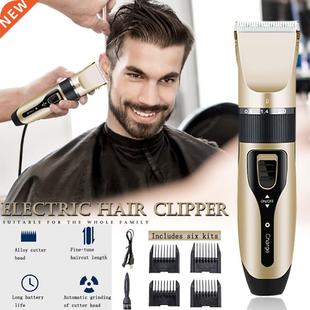 2020 New Professional Hair Clipper Electric Cordless Hair Gr