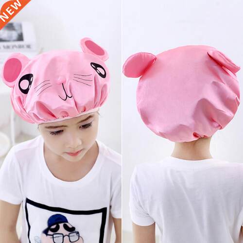 Shower Cap Hair Bonnet Bathroom Accessories Double-Layer Chi