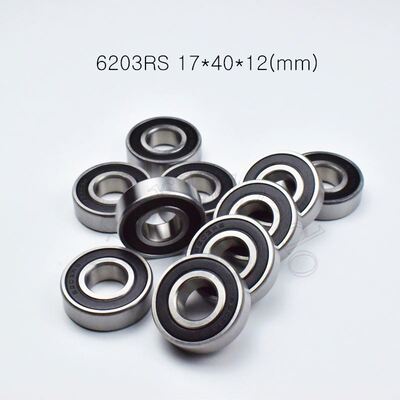 1pcs 6203RS 17*40*12(mm) free shipping chrome steel rubber