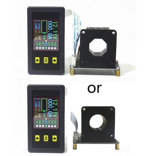 VAC9010H Hall Coulombmeter DC90V Voltmeter Ammeter LCD Two-W