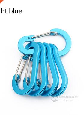 5PC luminum lloy Crbiner Outdoor Bckpck Cmping Climbi