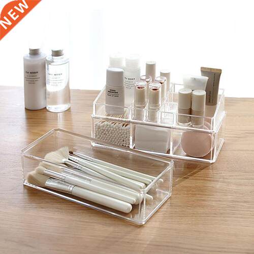 Portable Transparent Makeup Organizer Storage Box Acrylic Ma
