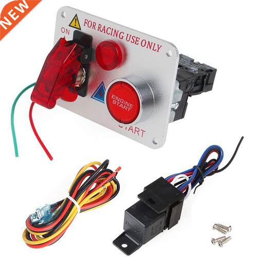 High Quality 12V Red LED Racing Car Engine Start Push Button