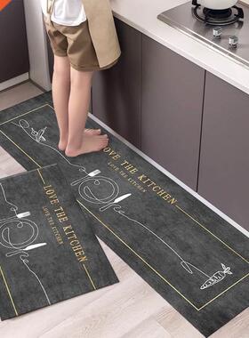 New Hot Sale Kitchen Floor Mat Tableware Pattern Entrance Do