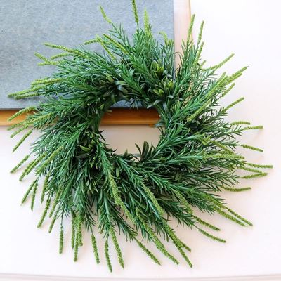 Artificial Greenery Grass Wreath Spring Summer Door Garland