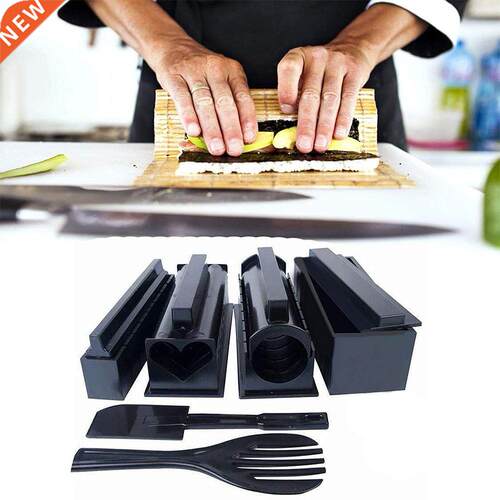 10 Pieces Plastic Sushi Making Kit  Home Kitchen Sushi Ma