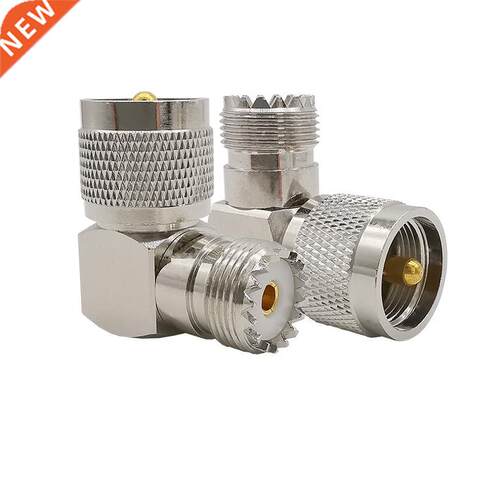 1Pcs UHF SO-239 SO239 Female to PL259 PL-259 Male Right Angl