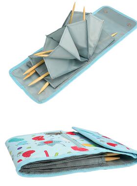 Empty Knitting Needles Case Travel Storage Organizer Storage