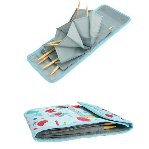 Empty Knitting Needles Case Travel Storage Organizer Storage