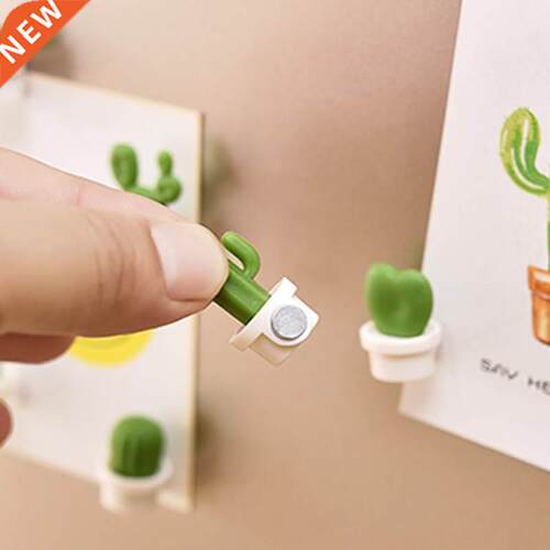 6pcs/Set 3D Cute Succulent Plant Message Board and Reminder