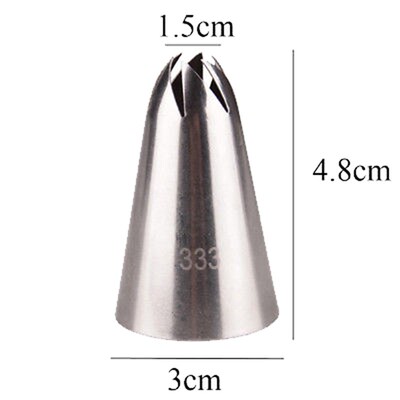1pcs Stainless Steel  Pastry Icing Piping Nozzles Decorating