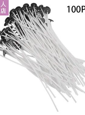 100Pcs Cotton Candle Wicks Smokeless Wax Pure Cotton Core DI