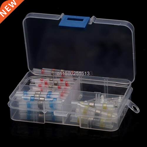 50Pcs 26-10AWG Assorted Solder Sleeve Heat Shrink Butt Wire