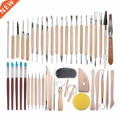 61PCS Ceramic Clay Tools Set Polymer Clay Tools Pottery Tool