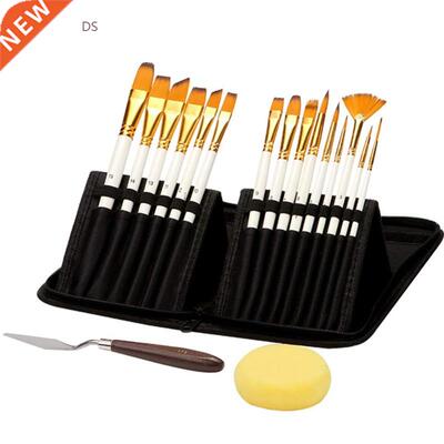 15PCS Painting Brushes Set Drawing Pigts Art Supplies Too
