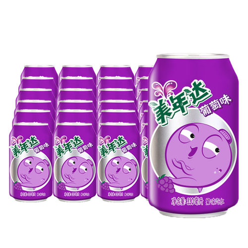 葡萄味330ml碳酸汽水