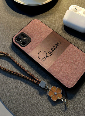 适用opporeno15 13 12 pro 10/7/6pro/9/14手机壳reno11硅胶8创意个性皮纹防摔保护套挂绳潮新款英文金粉拼接