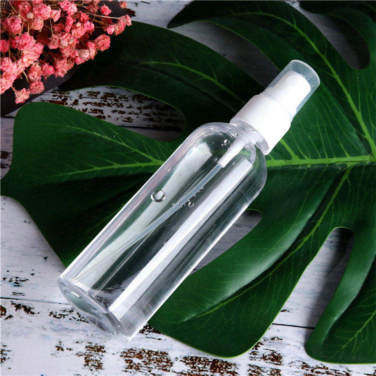 30/50/100ml酒精喷雾瓶pet透明便携小喷壶香水分装