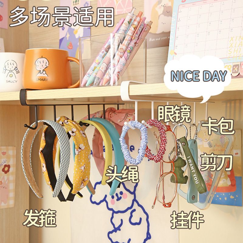 门后长排挂钩包包挂架ins宿舍收纳壁挂衣架置物架帽子神器