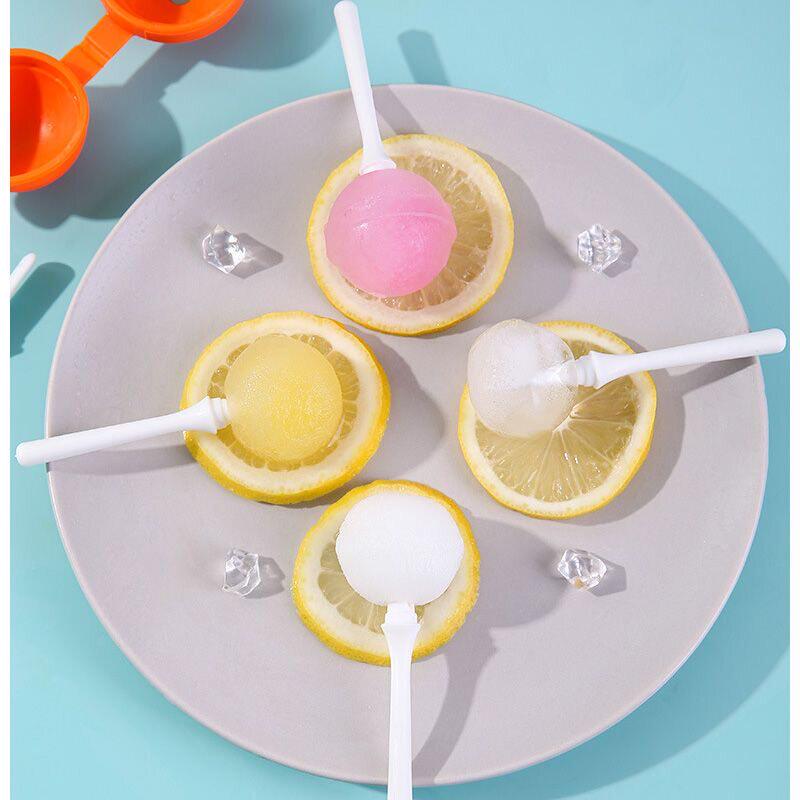 儿童硅胶冰格冰棒模具迷你雪糕机冰模家用冰棍球DIY模具自制冰棒
