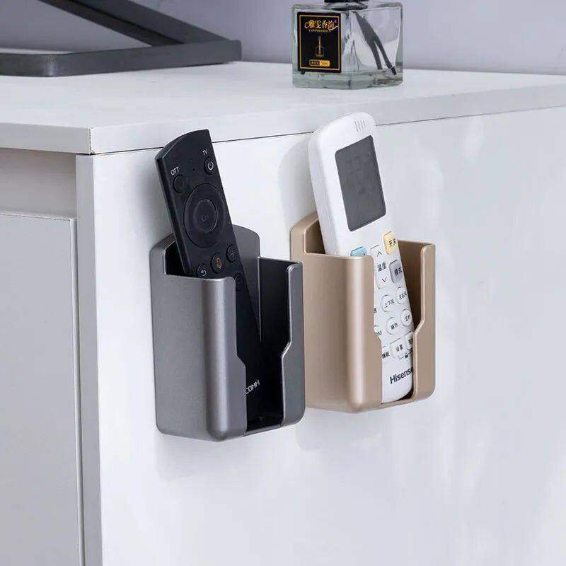免打孔遥控器收纳盒架空调电视卫生间墙上固定挂墙实用整理神器
