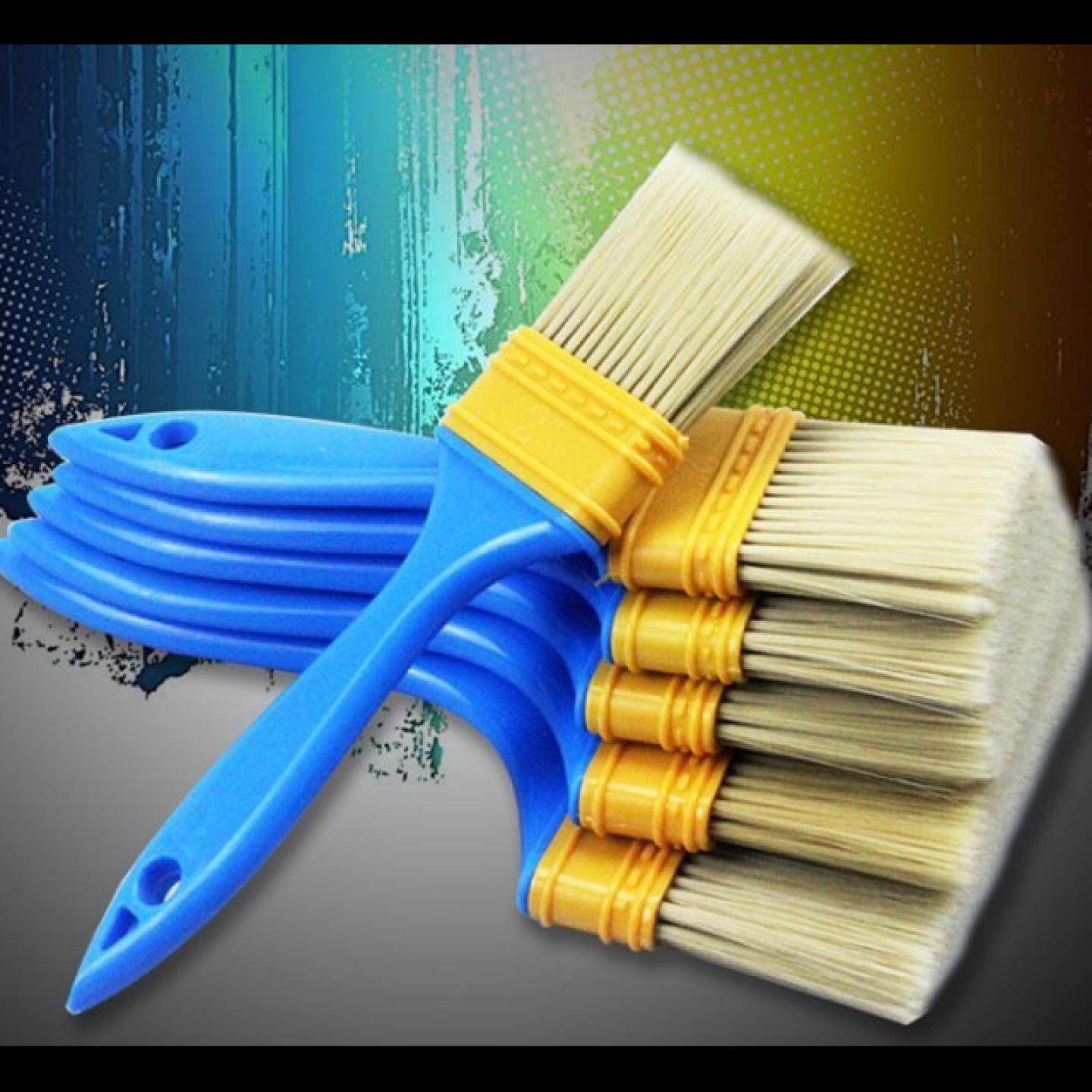 油漆刷子软毛家用烧烤胶水清洁小毛刷加长多用途塑料工具实用设计