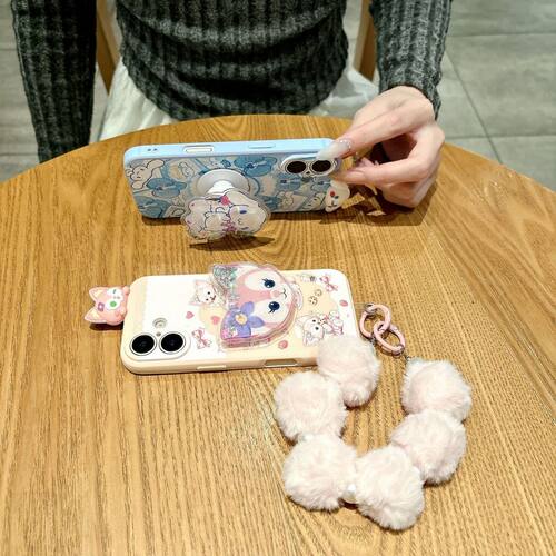 适用于一加5t手机壳女新款1+6冬天毛绒手链1+7 8t 9rt全包1+10r玉桂狗1+11防摔1+12玲娜贝儿1+13软1+15保护套