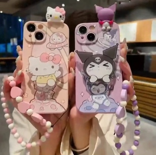 适用于华为荣耀100手机壳少女新款honor100pro宇航员凯蒂猫荣耀90库洛米荣耀80带手链荣耀80pro防摔hw保护套