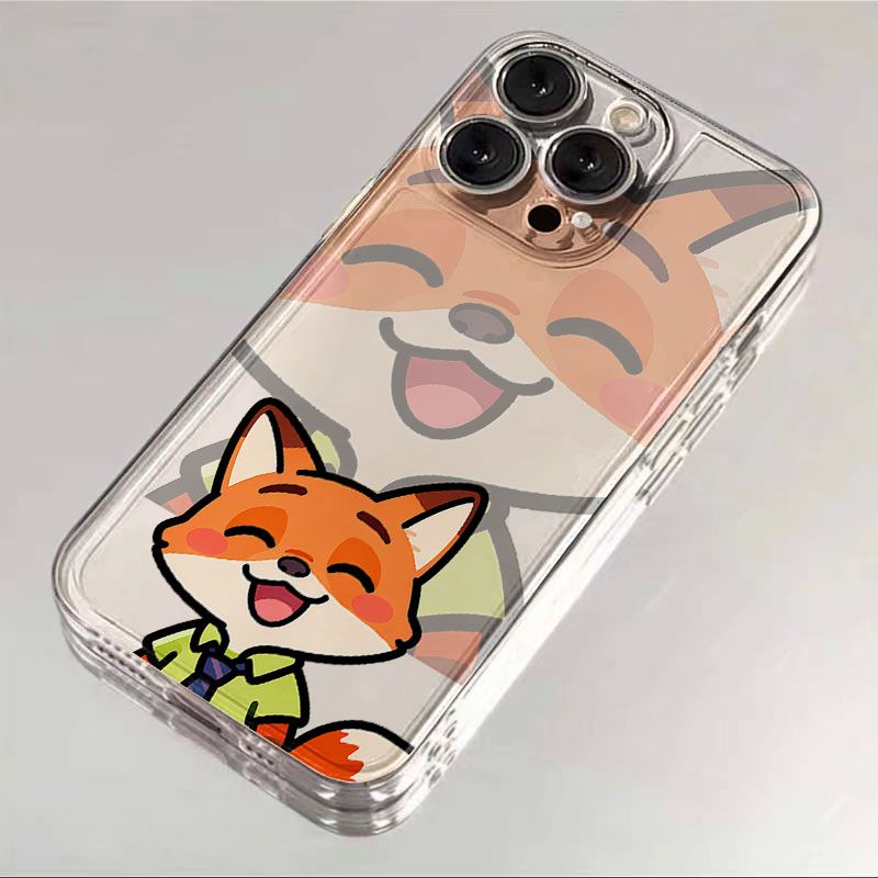 疯狂动物城尼克适用于oppoa79 a78 a72手机壳a97 a96 a95女新款a6 a5 a3可爱朱迪a2全包a1透明a9 a11 a58软套