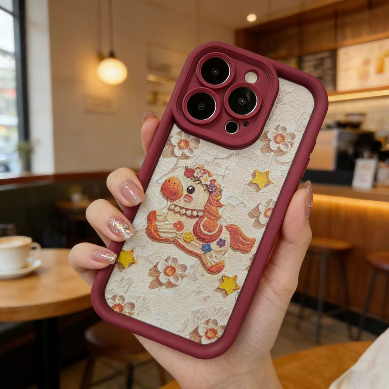 2026新款油画小马适用于荣耀magic8pro手机壳magic8少女心卡通magic7pro带手绳magic6新年magic5全包magic4/3