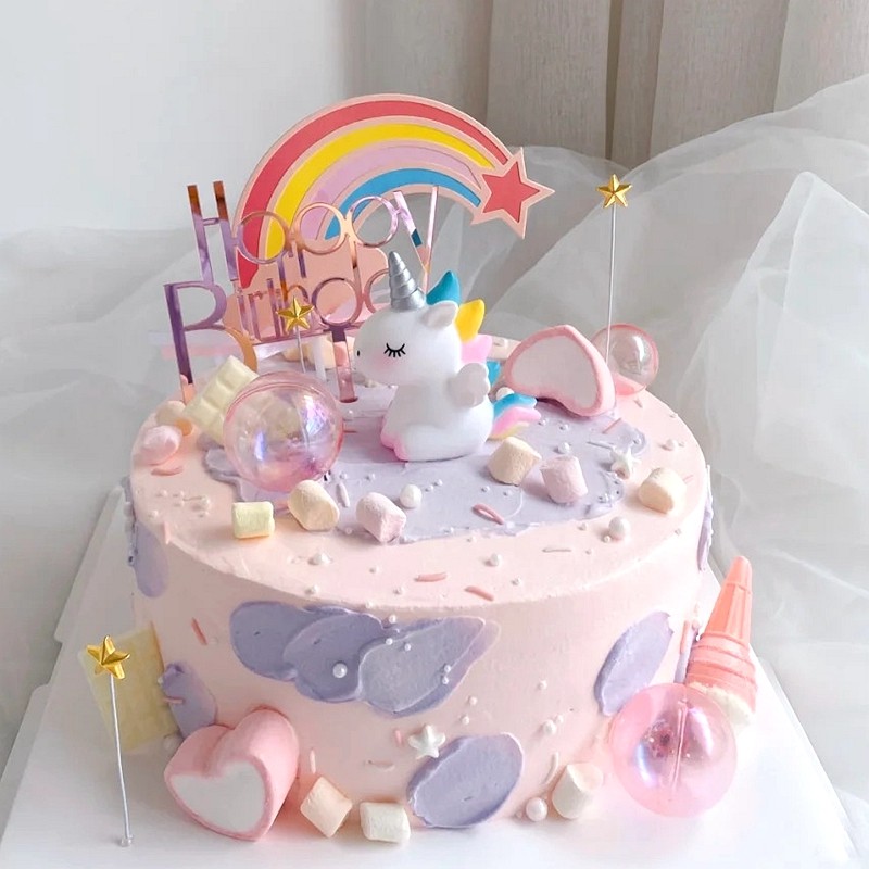 坐姿独角兽生日蛋糕装饰摆件可爱卡通男孩女孩宝宝甜品插牌插件,节庆用品/礼品,节日装扮用品,淘宝优惠券,粉丝福利购,淘宝优惠卷