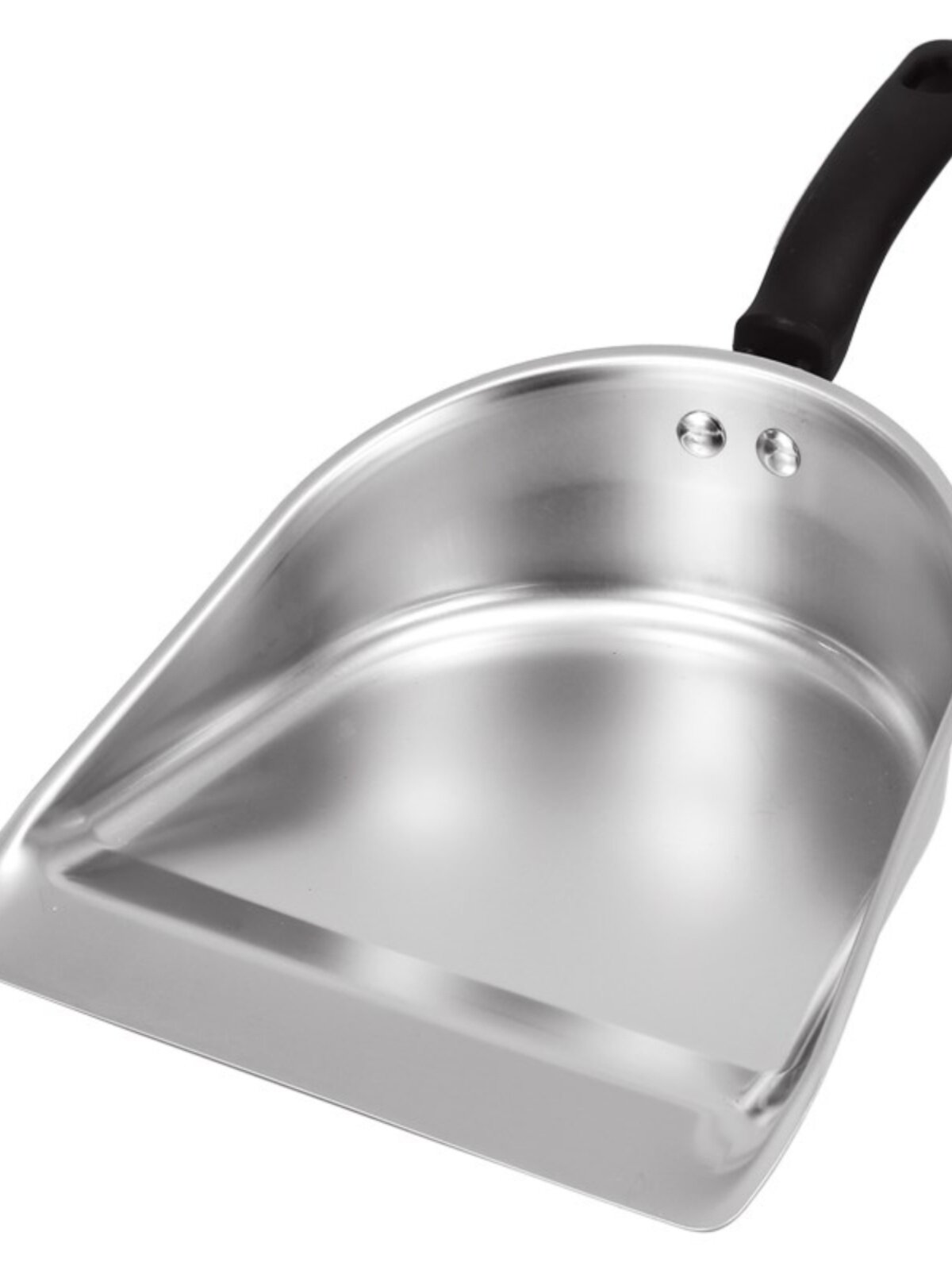 加厚簸箕不锈钢家用灰单个套装一体扫把畚斗撮子家用垃圾铲