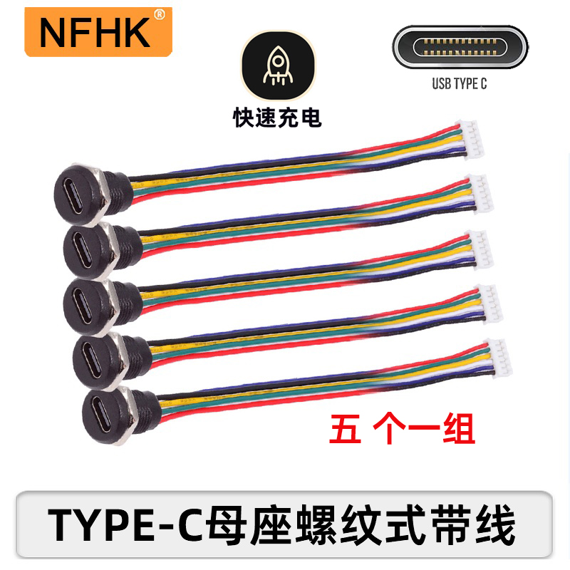 NFHK2.0端子线TYPEC2p
