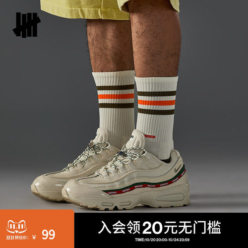 UNDEFEATED五条杠春季长筒袜