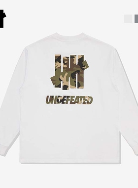 UNDEFEATED五条杠官方冬季新品经典LOCK UP ICON款长袖T恤