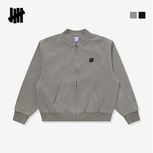 UNDEFEATED五条杠官方冬季新品时尚潮流美式两面穿拉链圆领卫衣
