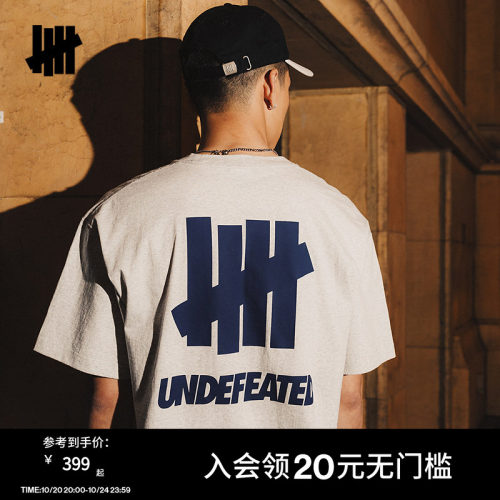 UNDEFEATED五条杠秋季短袖T恤