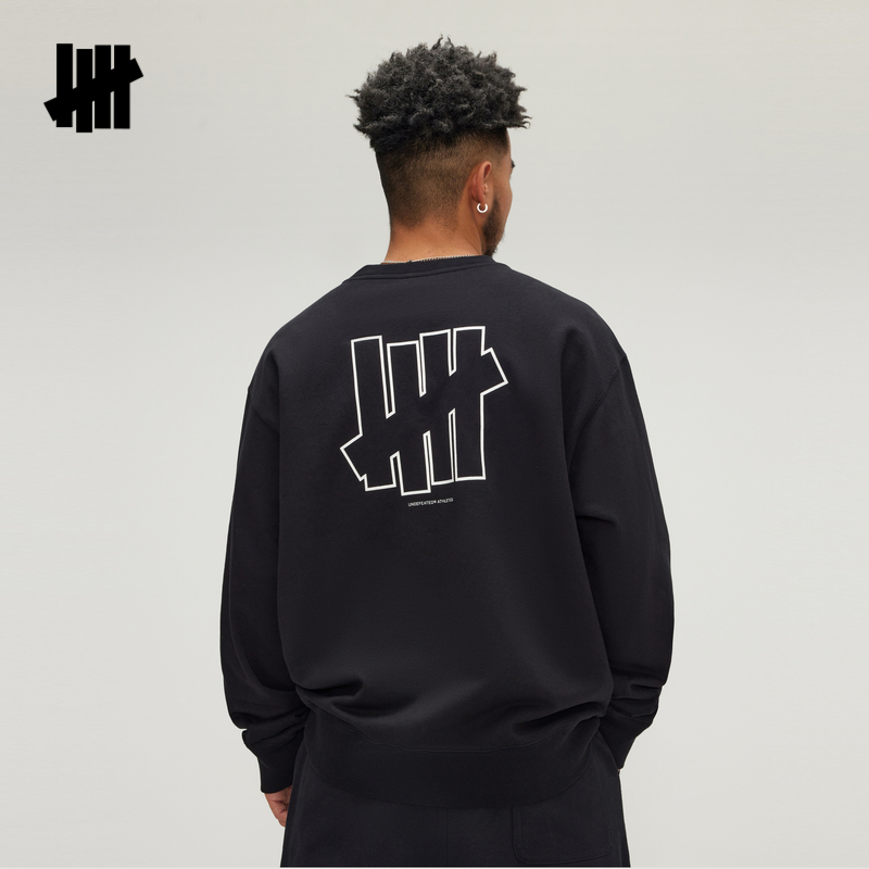 UNDEFEATED镂空logo圆领卫衣