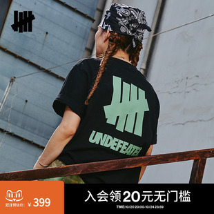 UNDEFEATED五条杠官方潮流美式ICON印花圆筒短袖T恤情侣款26新品