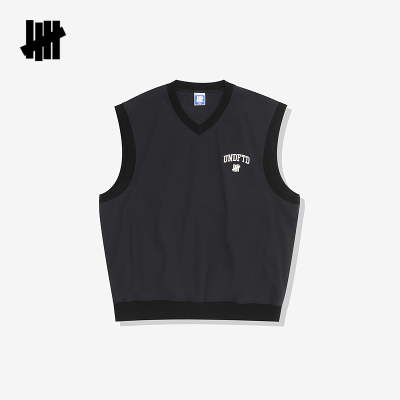 UNDEFEATED五条杠官方夏季新品UV50+防晒套头凉感休闲运动背心