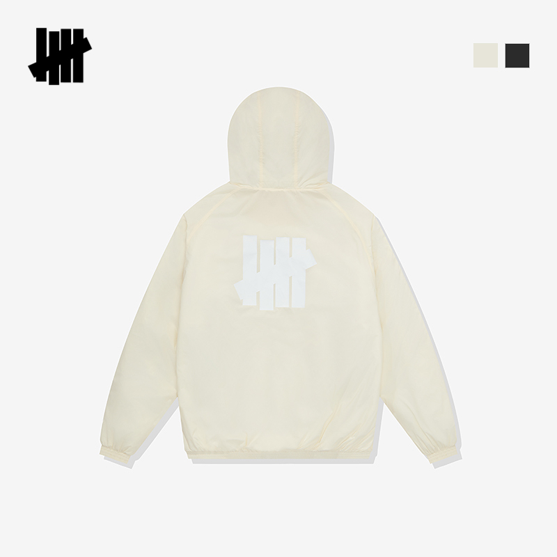 五条杠防泼水运动连帽棉服外套