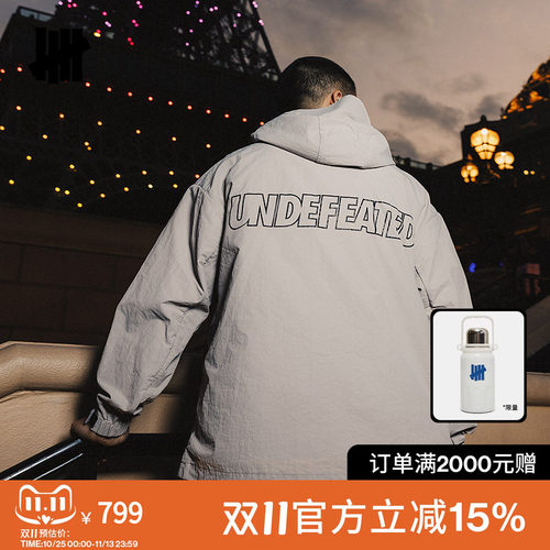 UNDEFEATED可收纳户外夹克外套