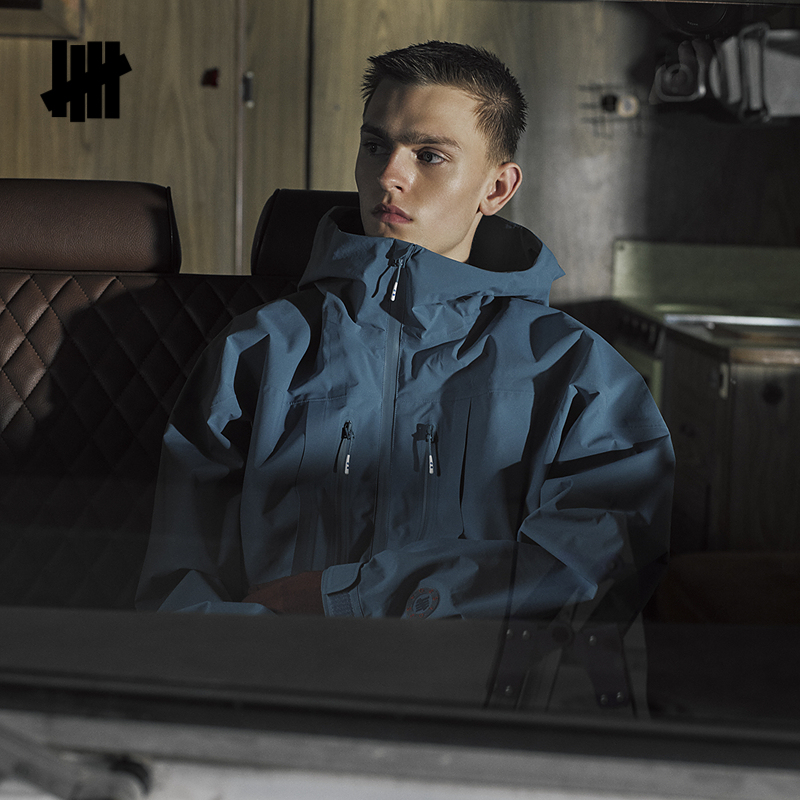 五条杠内里时尚潮流抓绒外套